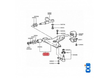 54500-24000 54500-24000 MESETA INFERIOR IZQUIERDA HYUNDAI EXCEL 1.5 90-96