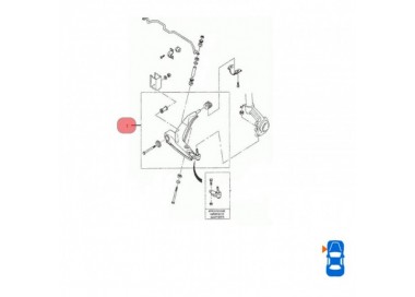 DA0127 96218397 MESETA INFERIOR IZQUIERDA DAEWOO ESPERO 1.5 90-97