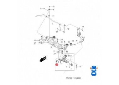 96535087-K 96535087 BUJE  MESETA CHEVROLET AVEO LT 1.6 08-15