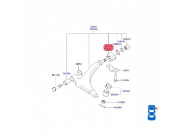 5455622000 54556-22000 BUJE MESETA DERECHA HYUNDAI ATOS 1.1 03-14