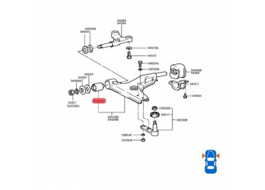 54551-24000 54551-24001 BUJE MESETA HYUNDAI EXCEL 1.5 90-96
