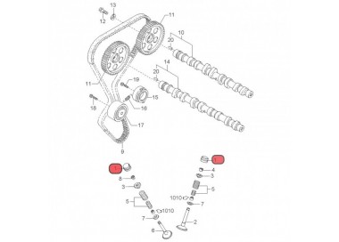 OK01G-12-101A 0K01G-12101A  TAQUETES KIA SPORTAGE 2.0 98-02
