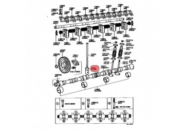 13751-60010 13751-61010 TAQUETES TOYOTA  FJ-40 2F 80-85