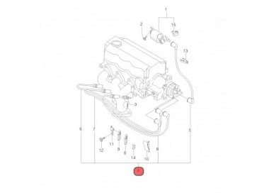 33700-78B01-00 96256433 CABLES DE BUJIAS DAEWOO MATIZ 0.8 98-05