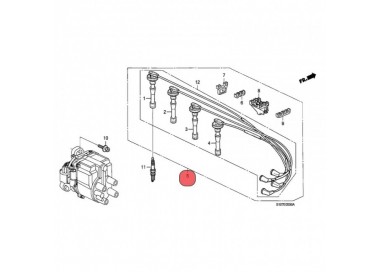 32700-PHK-003  CABLES BUJIA HONDA CRV 2.0 98-01