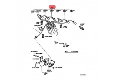 90919-21367 90919-21321 CABLES BUJIAS TOYOTA FJ40 80-85