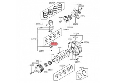 23060-23140-0.50  CONCHAS BIELAS 0.20 HYUNDAI ELANTRA 2.0 02-14