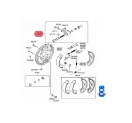 58330-22000 58330-22000 CILINDROS FRENOS TRASEROS IZQUIERDO HYUNDAI ACCENT 1.5 99-05