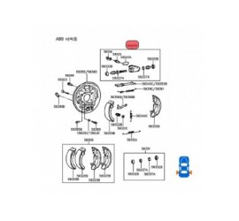 58330-22000 58330-28001 CILINDROS FRENOS TRASEROS IZQUIERDO HYUNDAI SONATA 2.0 87-97