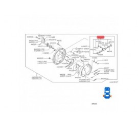 44100-37G11  CILINDROS FRENOS TRASEROS NISSAN D21 2.4 96-07