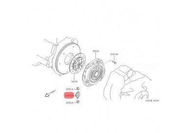 30502 30502-52A60-30502-M8000 COLLARIN DE EMBRAGUE NISSAN SENTRA B13 00-08