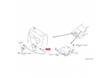 4170405010 22690-5E401 SENSOR OXIGENO NISSAN SENTRA B14 1.6 95-99