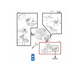 9027 90495169 BASE DE MOTOR IZQUIERDA CHEVROLET CORSA 1.3 SIN A/C