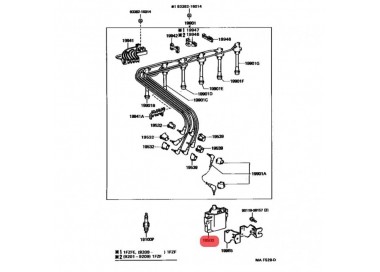 90919-02197  BOBINA TOYOTA MACHITO 4.5 1993-2018