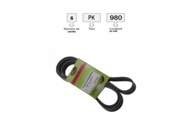 6PK1510-GATES CORREA UNIVERSAL ACANALADA  6PK1510
