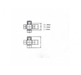 CRUCETA DE CARDAN DELANTERO NISSAN PATROL 4.8 2001-2007