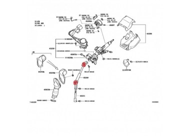 45260-42090 ST-1640 CRUCETA CAÑA DE DIRECCION TOYOTA RAV4 2.4 2006-2013