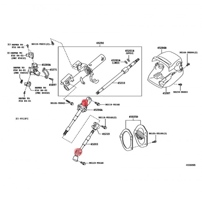 45203-0K110 ST-1640 CRUCETA CAÑA DE DIRECCION TOYOTA HILUX KAVAK 4.0 2006-2015