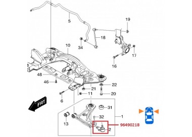 GM0147 96490218 MUÑON CHEVROLET OPTRA DESING/ADVANCE 09-11