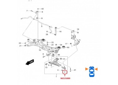 96535089 96535089 MUÑON CHEVROLET AVEO 1.6 06-10