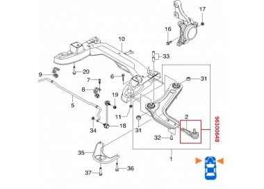 96300648-FORSTEER 96300648 MUÑON DAEWOO NUBIRA 2.0 00-03
