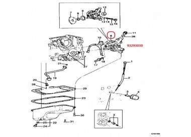 GM0137 93293030 BOMBA DE ACEITE CHEVROLET CORSA 1.4 00-06