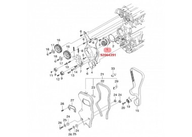DA0150 92064391 BOMBA DE AGUA DAEWOO NUBIRA 2.0 00-02