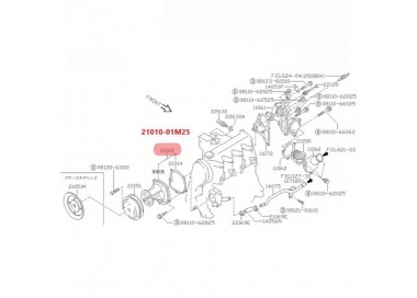 F2E4R3 21010-01M25 BOMBA AGUA NISSAN SENTRA B13 8V 93-99