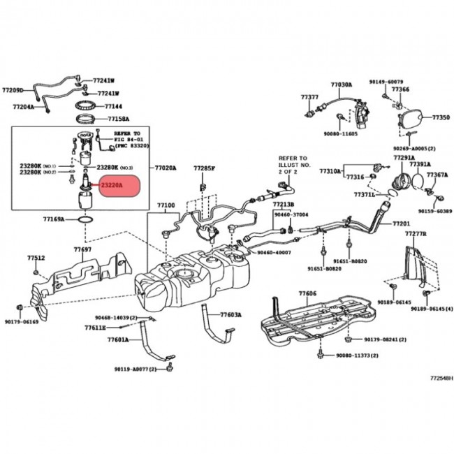 E2068 23220-0S011 BOMBA GASOLINA UNIVERSAL TOYOTA  SEQUOIA 5.8 08-17 E2068 23220-0S011 BOMBA GASOLINA UNIVERSAL TOYOTA  SEQUOIA 5.8 08-17