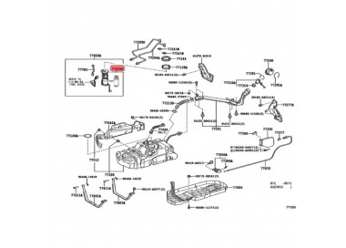 E2068 77020-0C060 BOMBA GASOLINA UNIVERSAL TOYOTA  SEQUOIA 4.7 98-07