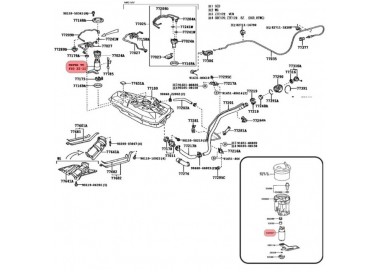 E2068 23221-22030 BOMBA GASOLINA UNIVERSAL TOYOTA  COROLLA NEW SENSATION 1.6 03-08