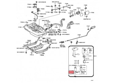 E2068 23221-03030 BOMBA GASOLINA UNIVERSAL TOYOTA CAMRY 2.2 97-01