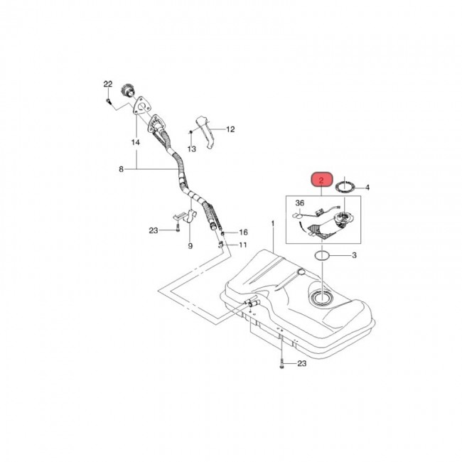 E2068 96344792 BOMBA GASOLINA UNIVERSAL DAEWOO LANOS 1.6 97-02