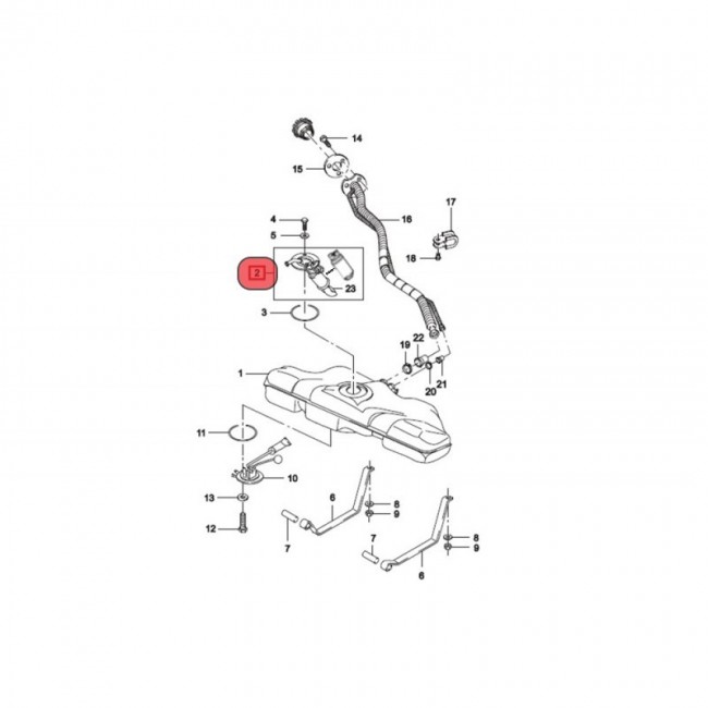 E2068 96350078 BOMBA GASOLINA UNIVERSAL DAEWOO CIELO 1.5 96-02
