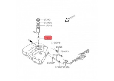 E2068 17040-7Y000 BOMBA GASOLINA UNIVERSAL NISSAN ALTIMA 2.5 01-08