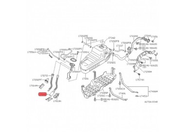 E2068 17042-4W000 BOMBA GASOLINA UNIVERSAL NISSAN PATHFINDER 3.5 00-05