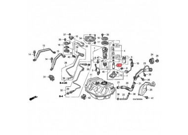 E2068 17040-SDC-E00 BOMBA GASOLINA UNIVERSAL HONDA ACCORD 2.4 03-07