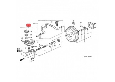 46100-S5D-A51 46100-S5D-A51 BOMBA FRENO HONDA CIVIC 01-05